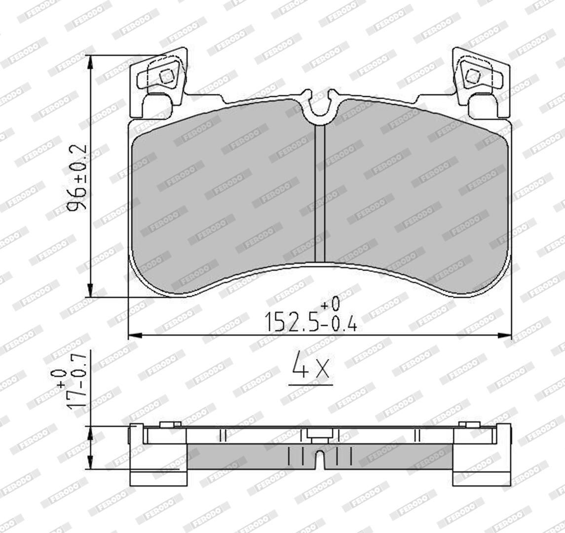 Bremsbelagsatz, Scheibenbremse