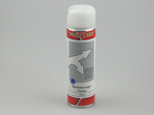 Kim-Tec Markierungsfarbe Spray RAL 9010 Weiss 500 ml