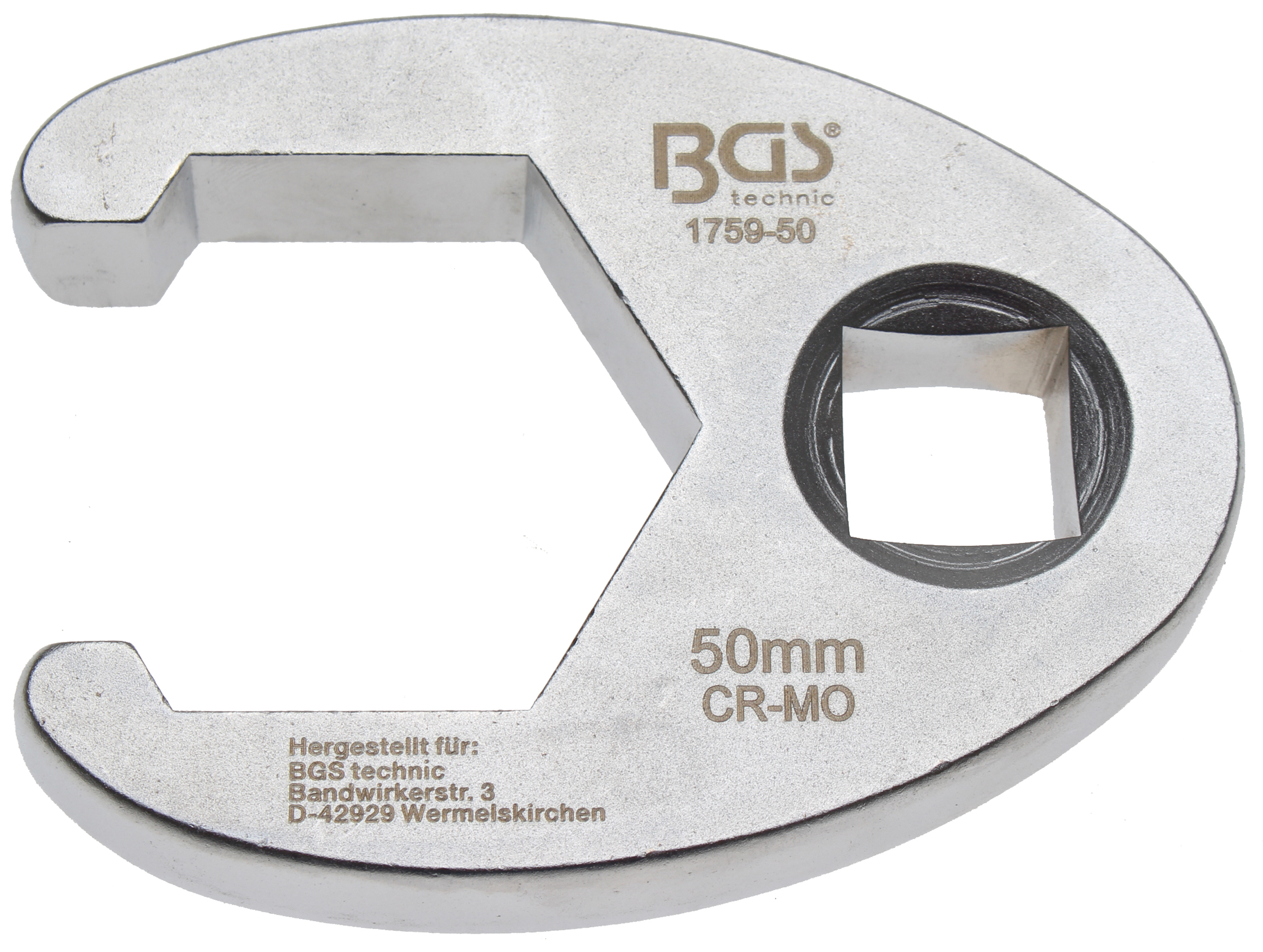 BGS Hahnenfußschlüssel | Antrieb Innenvierkant 20 mm (3/4") | SW 50 mm