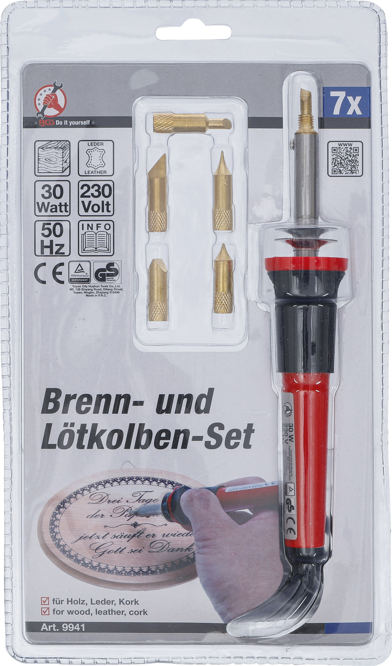BGS Brenn- und Lötkolben inkl. Zubehör | 7-tlg.