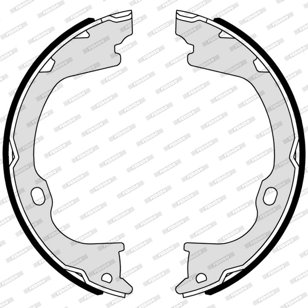 Bremsbackensatz, Feststellbremse