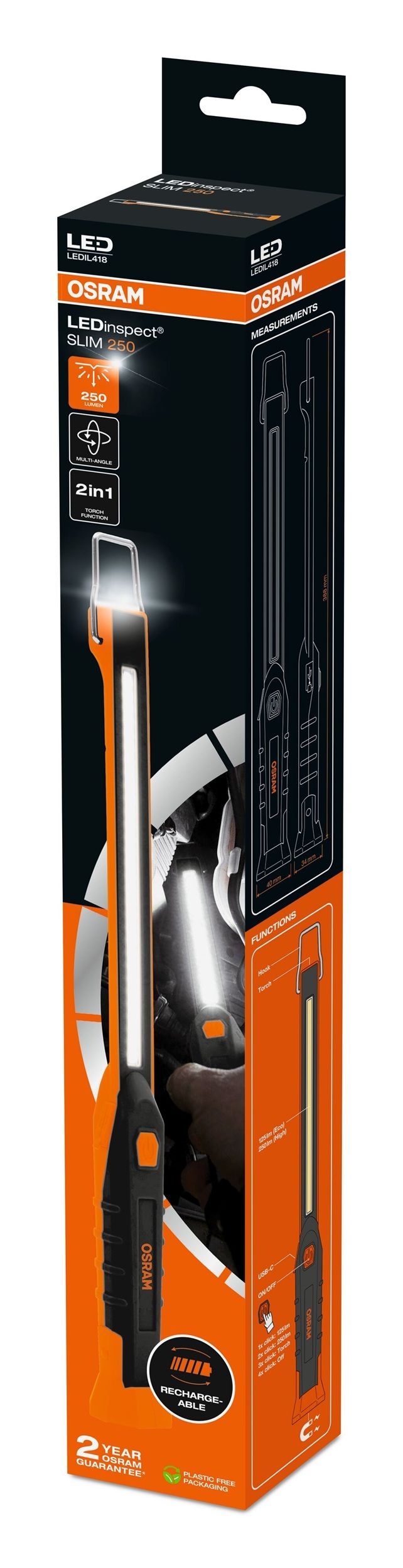 Handleuchte OSRLEDIL418 “ams-OSRAM 3,7 V, 6,6 W”