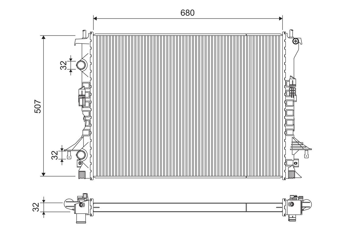 Kühler, Motorkühlung
