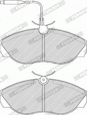 Bremsbelagsatz, Scheibenbremse