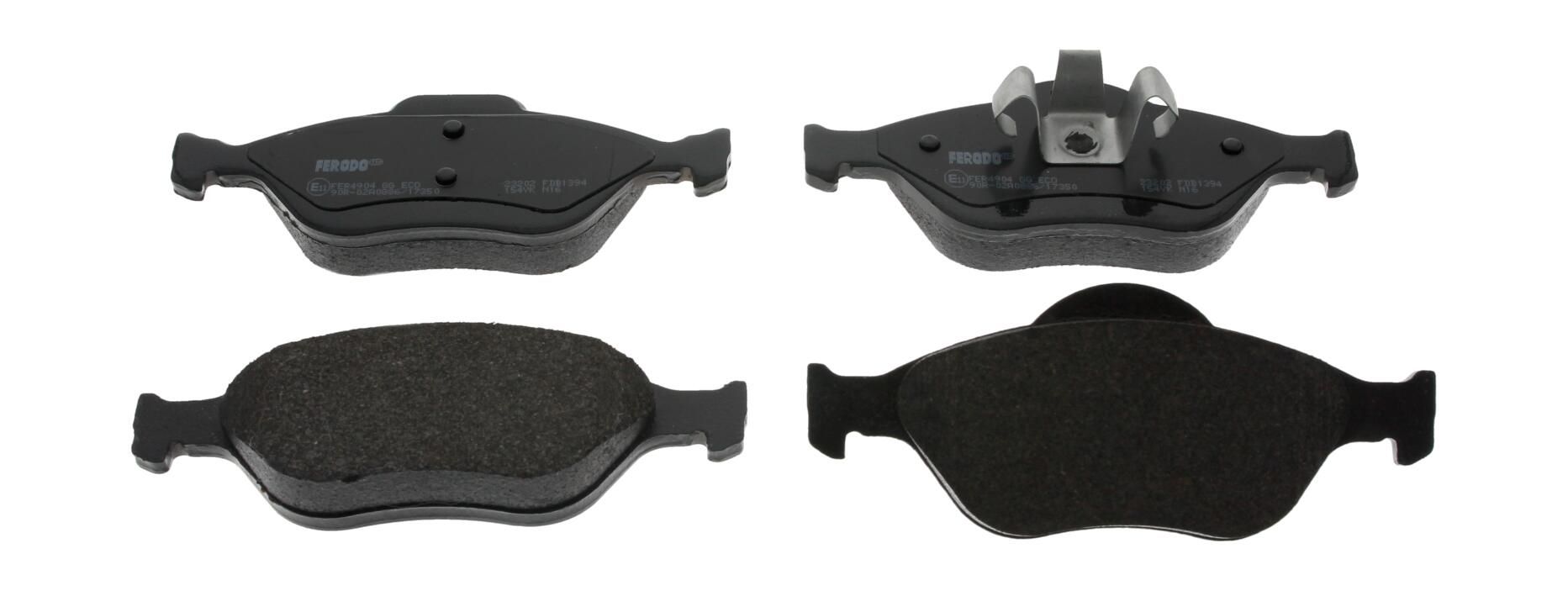 Bremsbelagsatz, Scheibenbremse