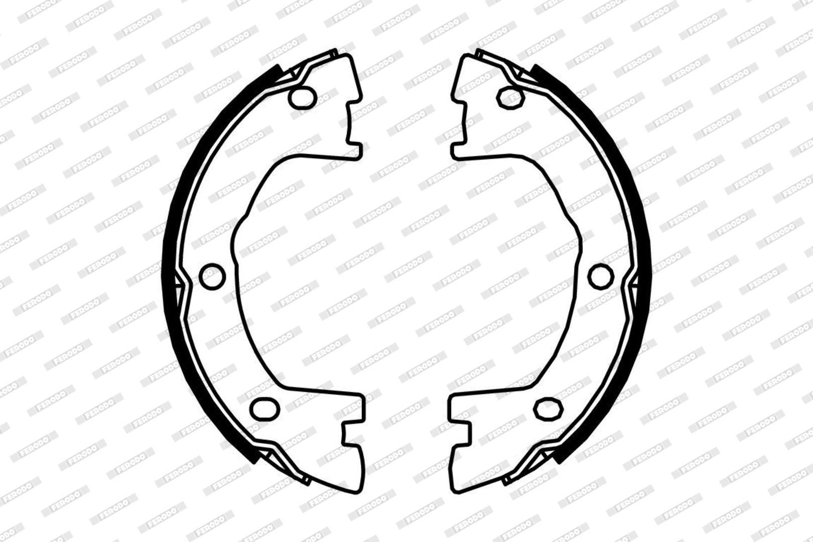 Bremsbackensatz, Feststellbremse