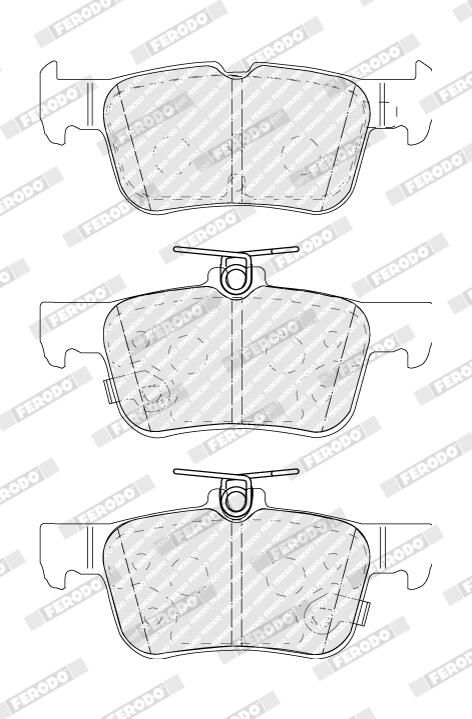 Bremsbelagsatz, Scheibenbremse