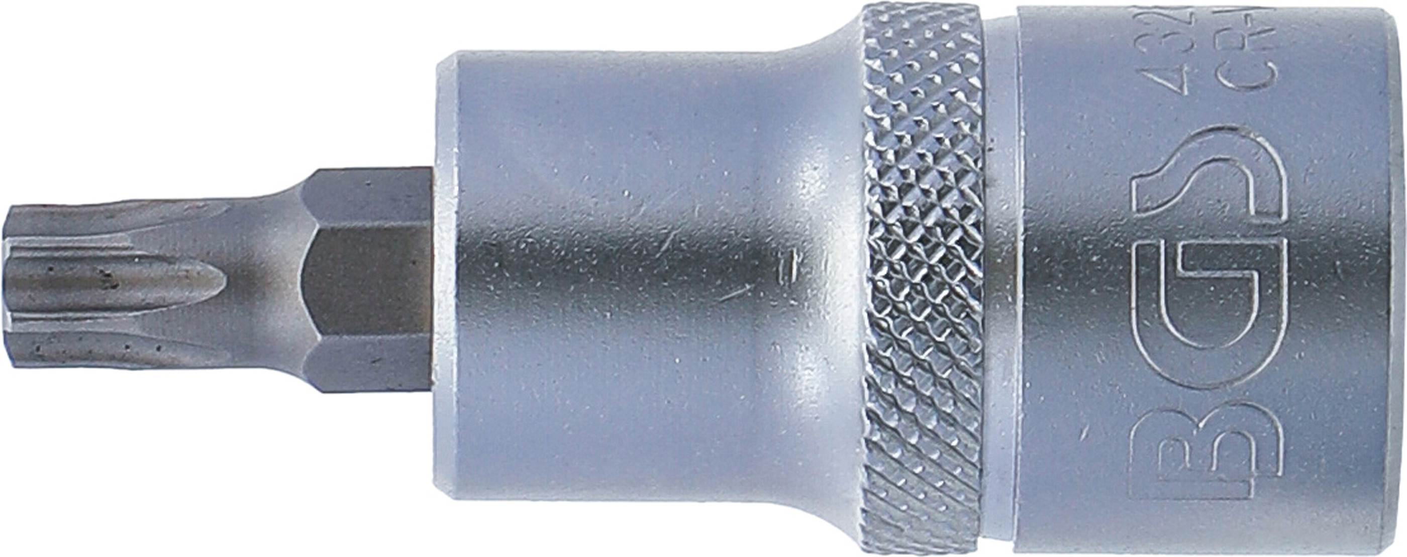 BGS Bit-Einsatz | Antrieb Innenvierkant 12,5 mm (1/2") | T-Profil (für Torx) mit Bohrung T40