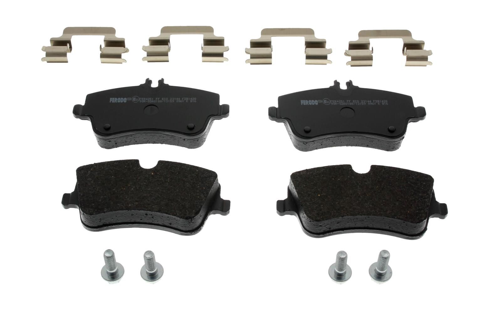 Bremsbelagsatz, Scheibenbremse