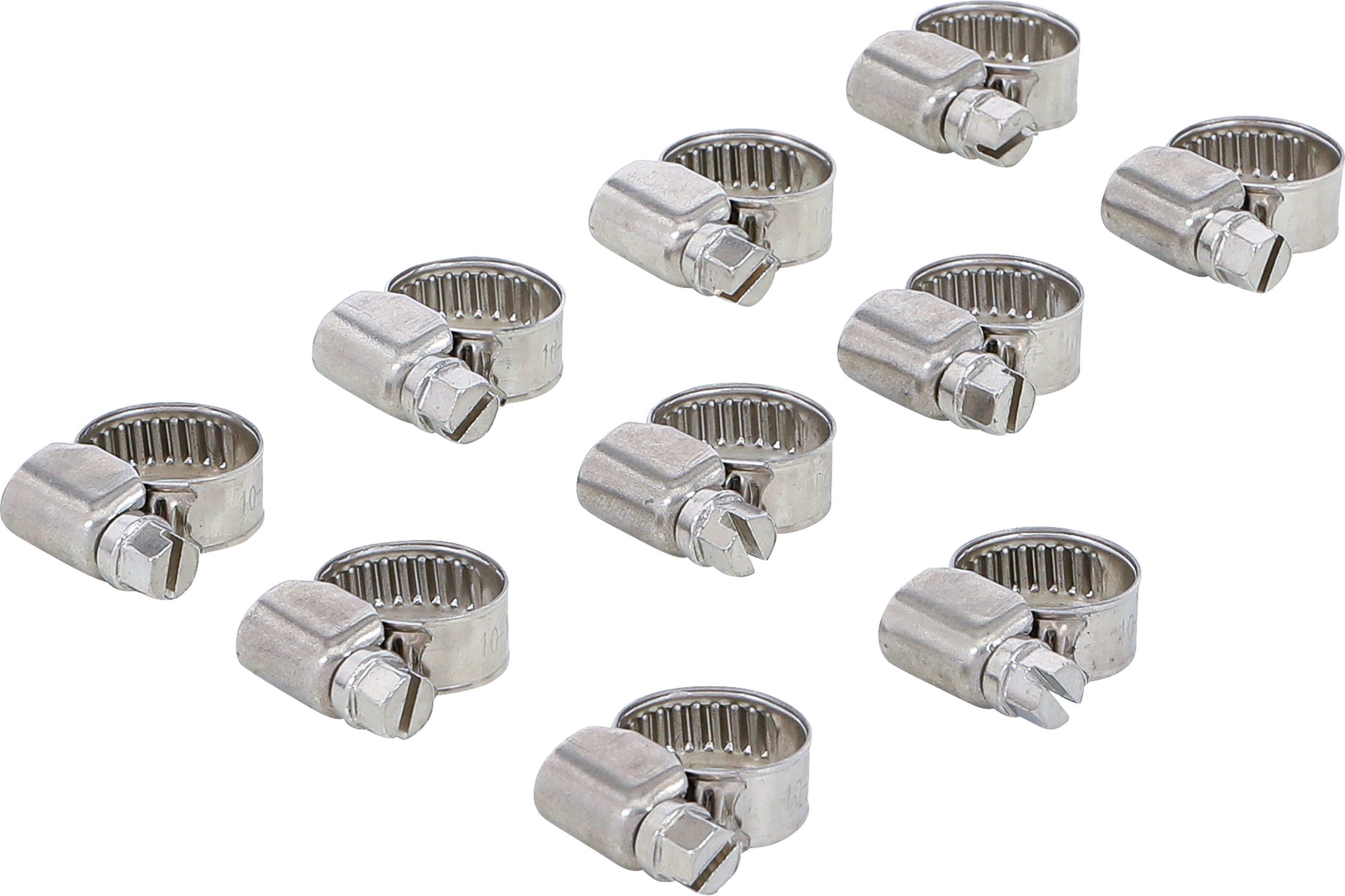 BGS Schlauchklemmen | rostfrei | 10 x 16 mm | 10-tlg. BGS Schlauchklemmen | rostfrei | 10 x 16 mm | 10-tlg.