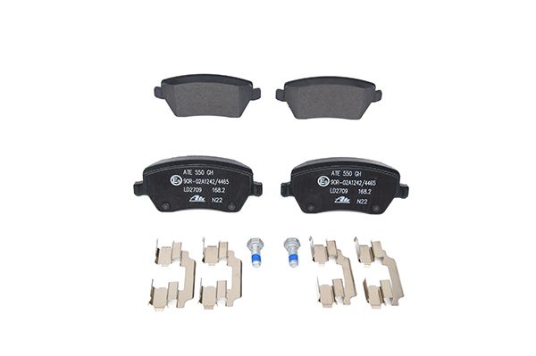 Bremsbelagsatz, Scheibenbremse