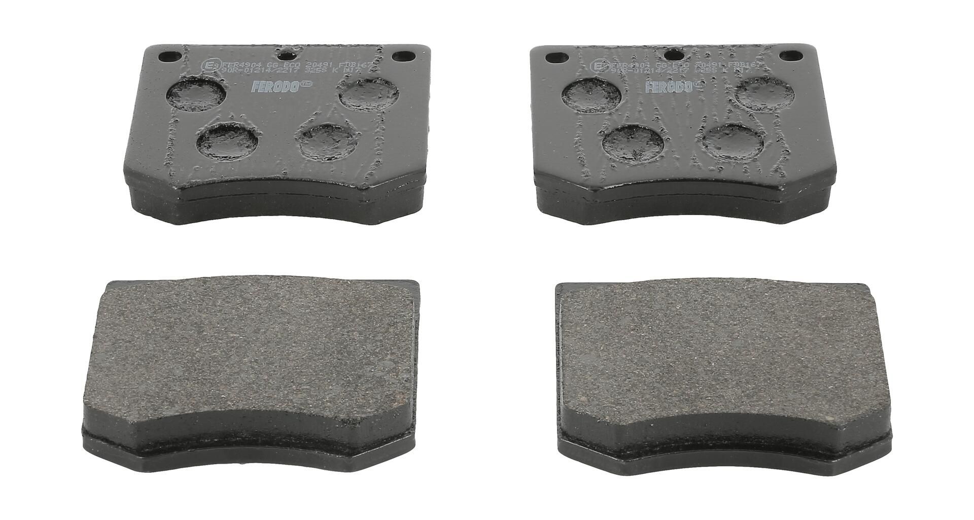 Bremsbelagsatz, Scheibenbremse