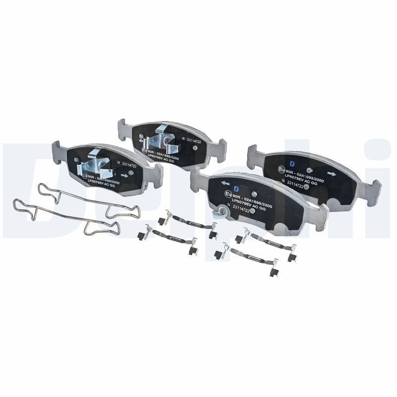 Bremsbelagsatz vorne ((EN) for electric vehicles), passt zu: FIAT 500, 500 C, 500E, PANDA 0.9-Electric 07.07-