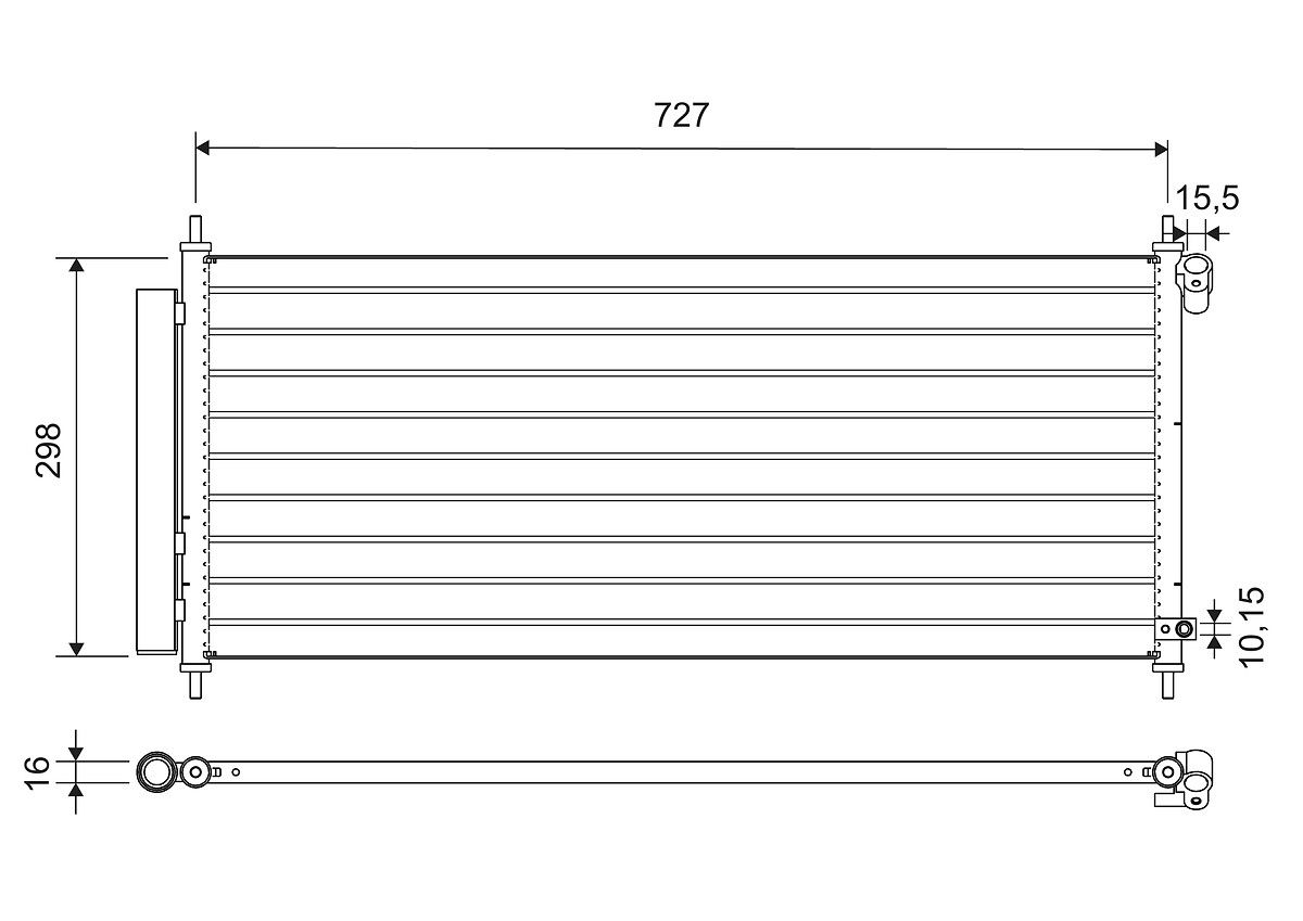 Kondensator, Klimaanlage