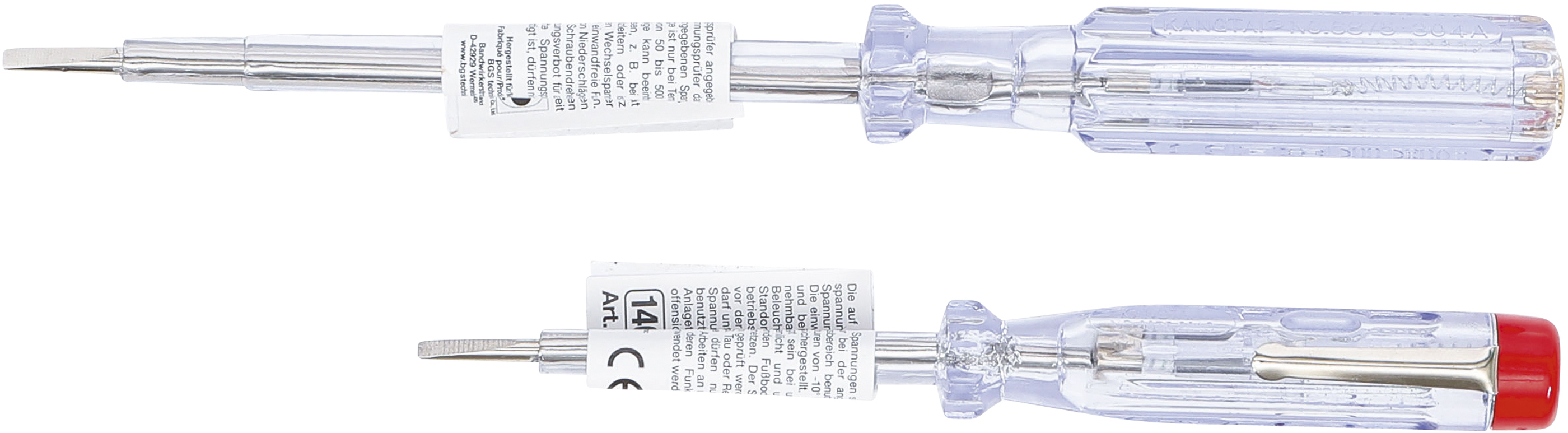 BGS Spannungsprüfer | 120 - 250 V | 140 / 190 mm | 2-tlg.