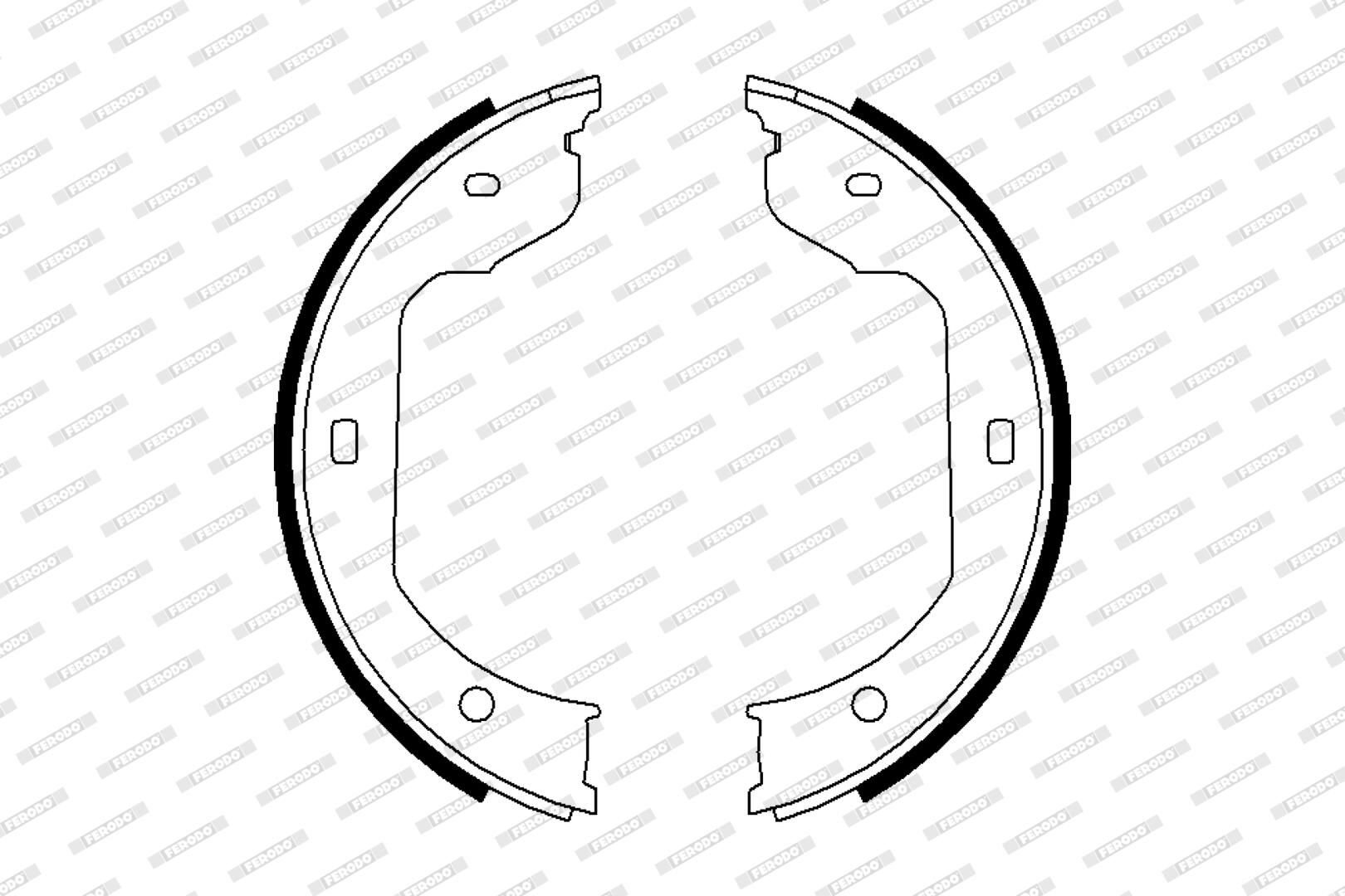 Bremsbackensatz, Feststellbremse