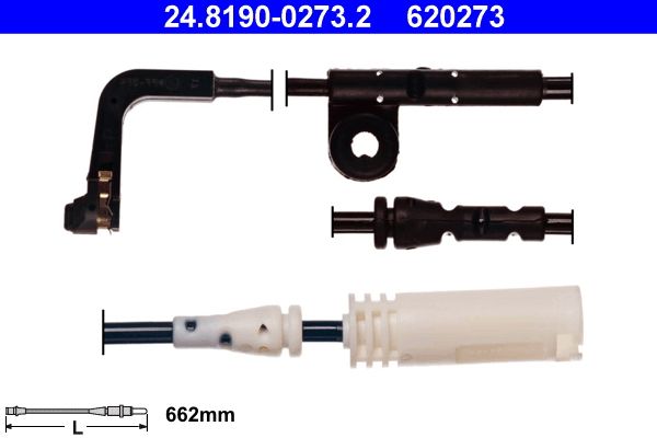 Warnkontakt, Bremsbelagverschleiß