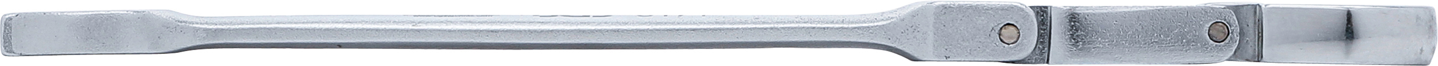 BGS Doppelgelenk-Ratschenring-Maulschlüssel | abwinkelbar | SW 11 mm