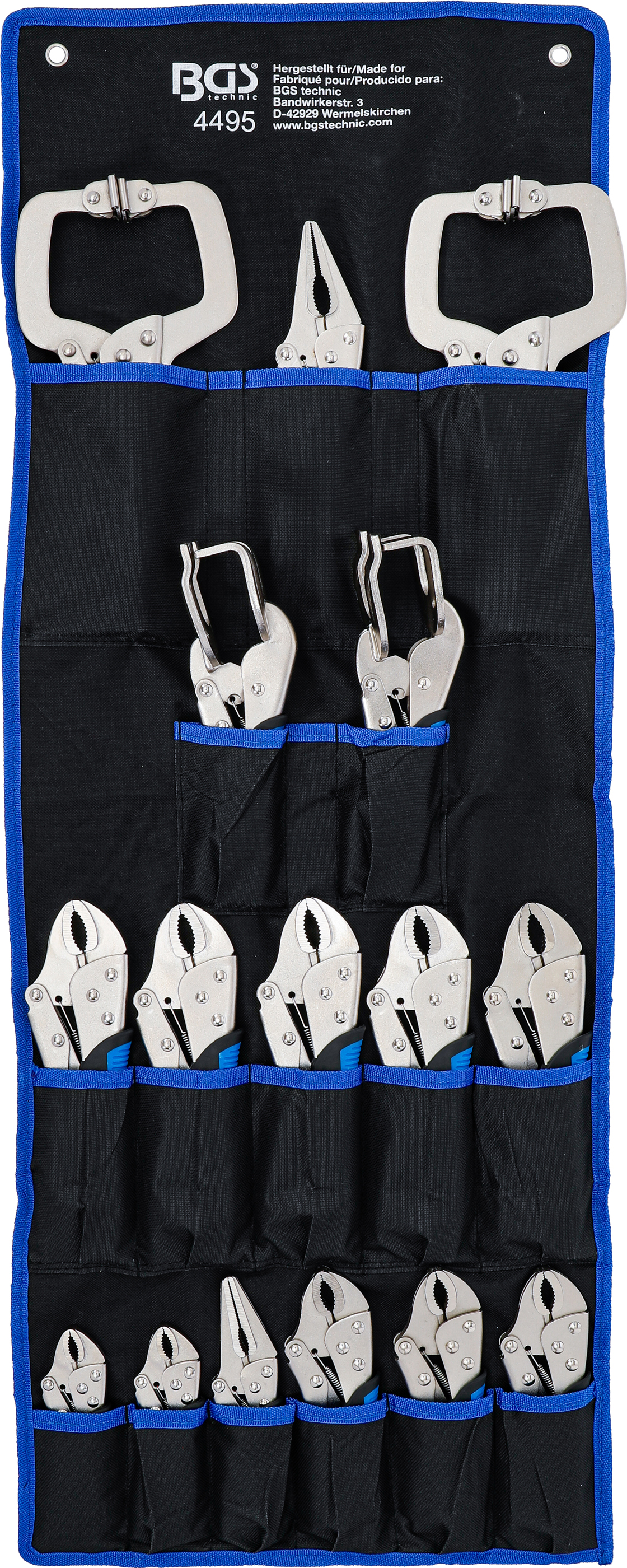 BGS Karosserie-Gripzangen-Satz | 16-tlg.