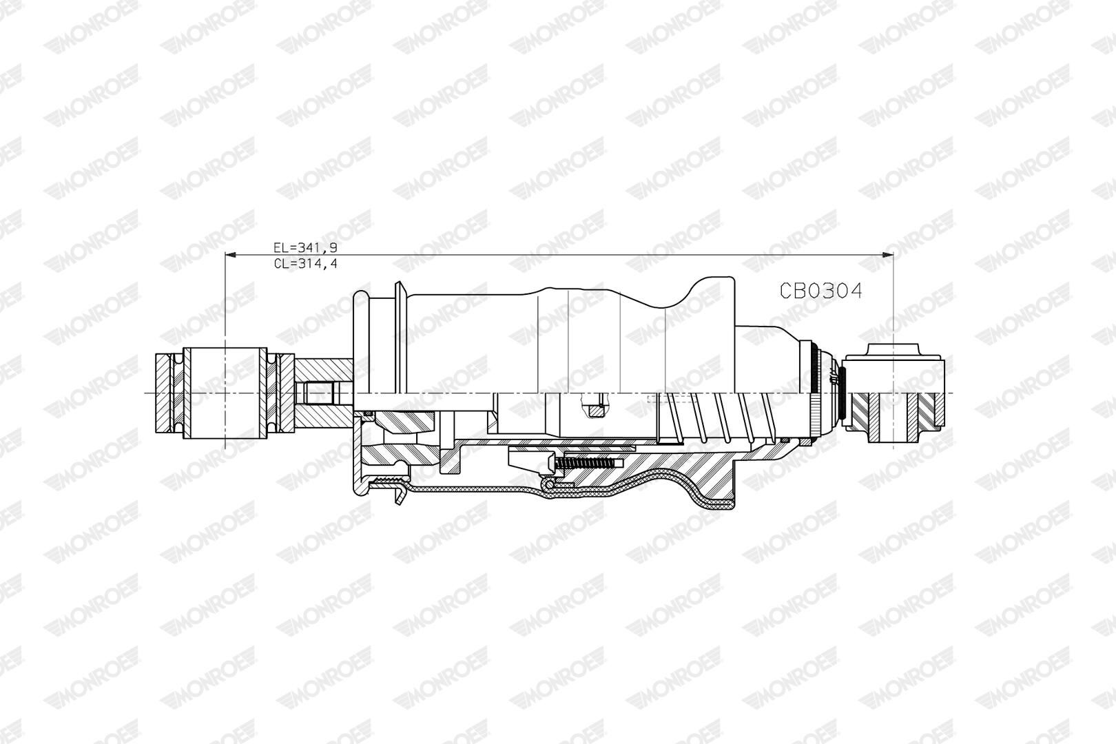 Dämpfer, Fahrerhauslagerung