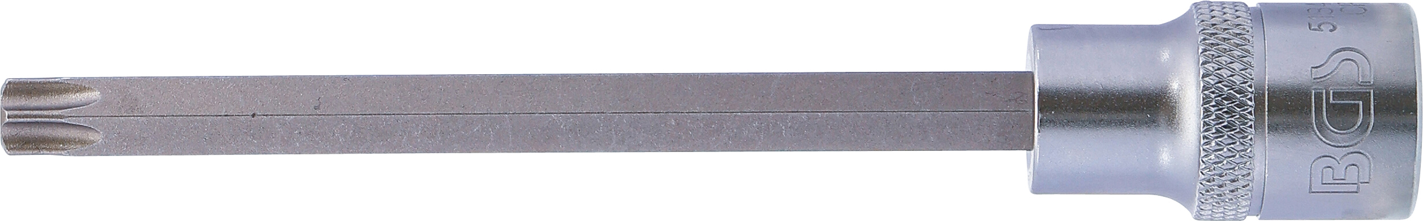 BGS Bit-Einsatz | Länge 140 mm | Antrieb Innenvierkant 12,5 mm (1/2") | T-Profil (für Torx) T50