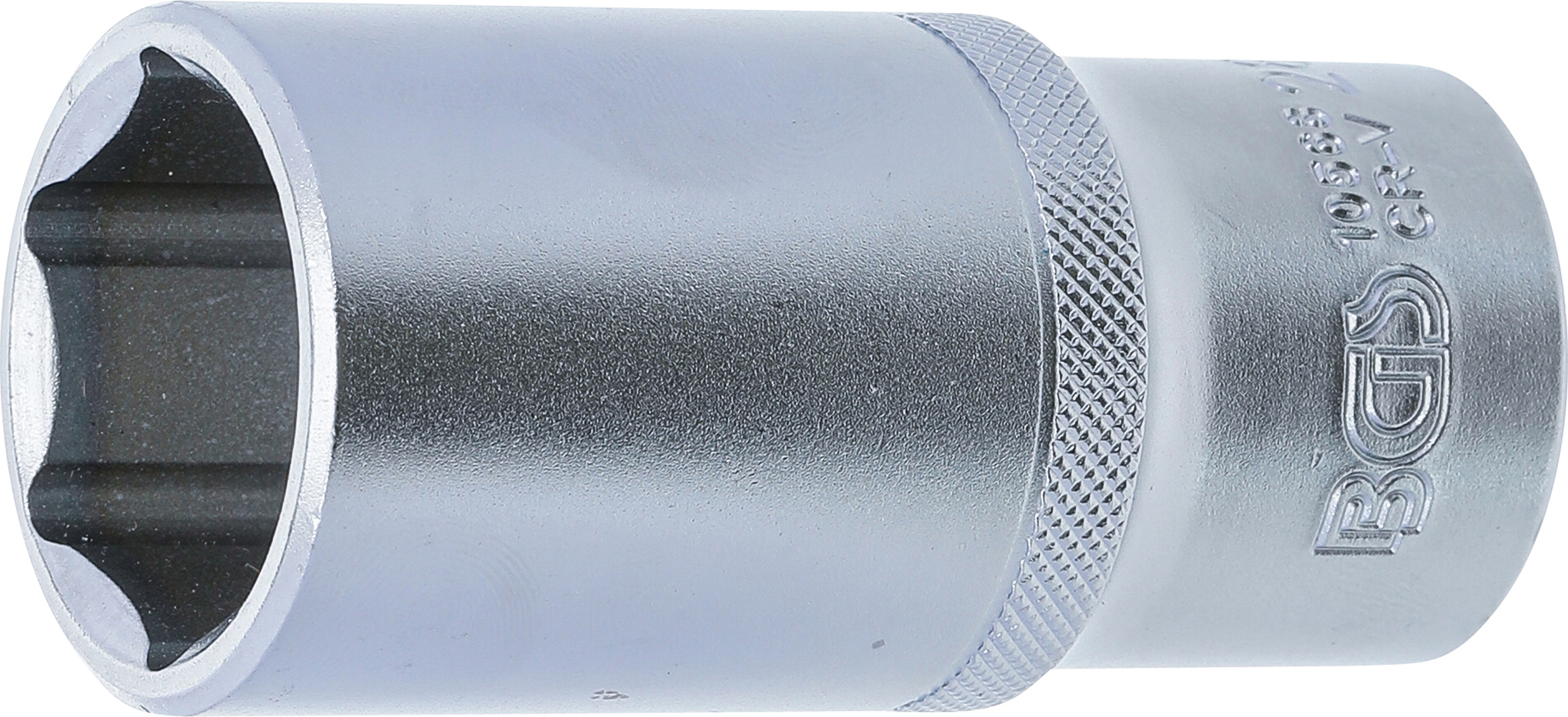 BGS Steckschlüssel-Einsatz Sechskant, tief | Antrieb Innenvierkant 12,5 mm (1/2") | SW 28 mm