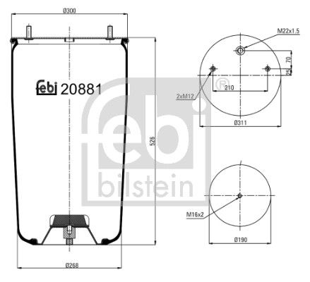 Federbalg, Luftfederung