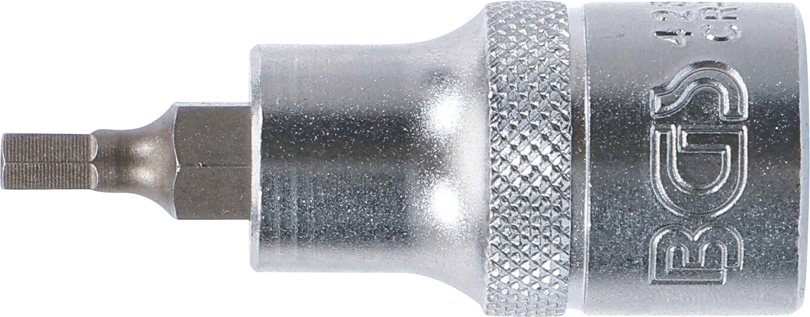 BGS Bit-Einsatz | Antrieb Innenvierkant 12,5 mm (1/2") | Innensechskant 4 mm