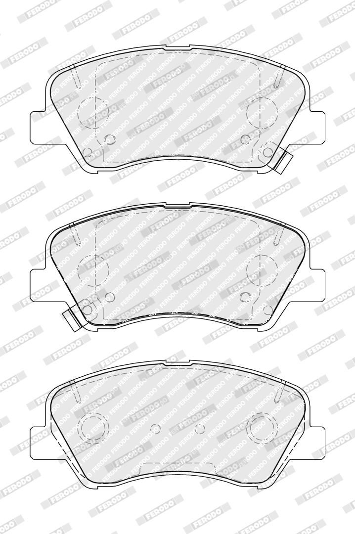 Bremsbelagsatz, Scheibenbremse