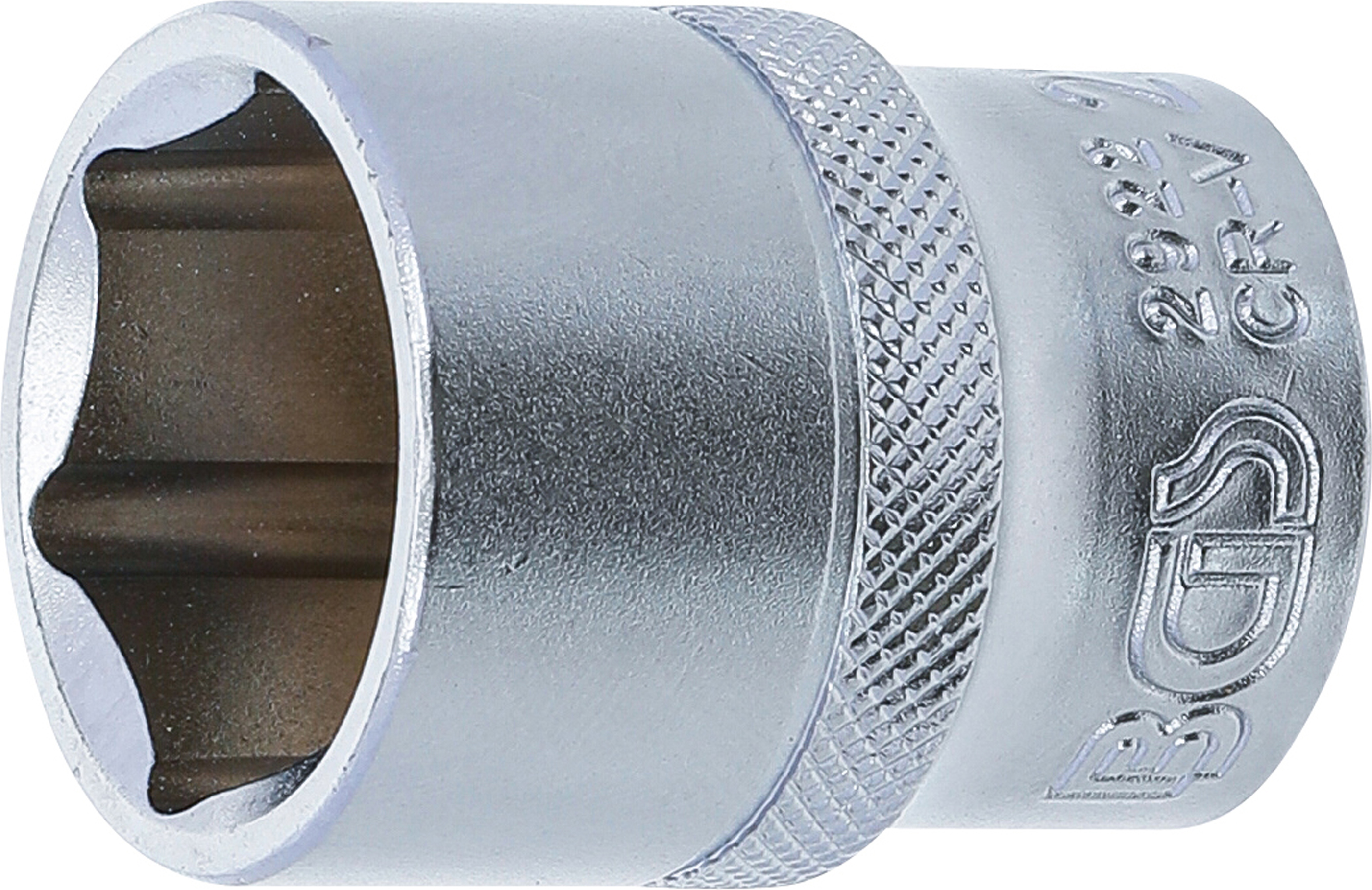 BGS Steckschlüssel-Einsatz Sechskant | Antrieb Innenvierkant 12,5 mm (1/2") | SW 22 mm