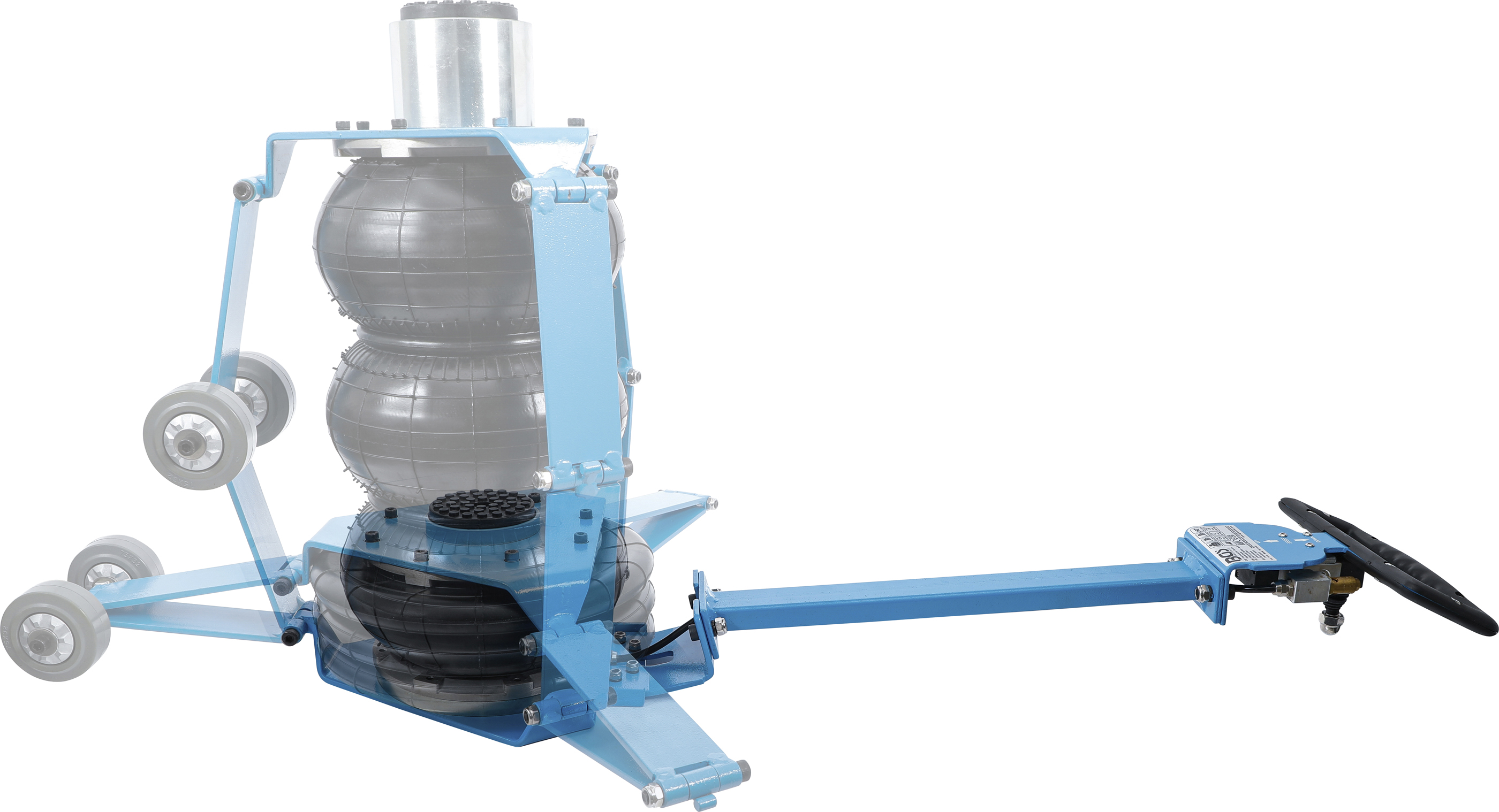 BGS Pneumatischer Ballon-Wagenheber | fahrbar | max. 505 mm | 2000 kg