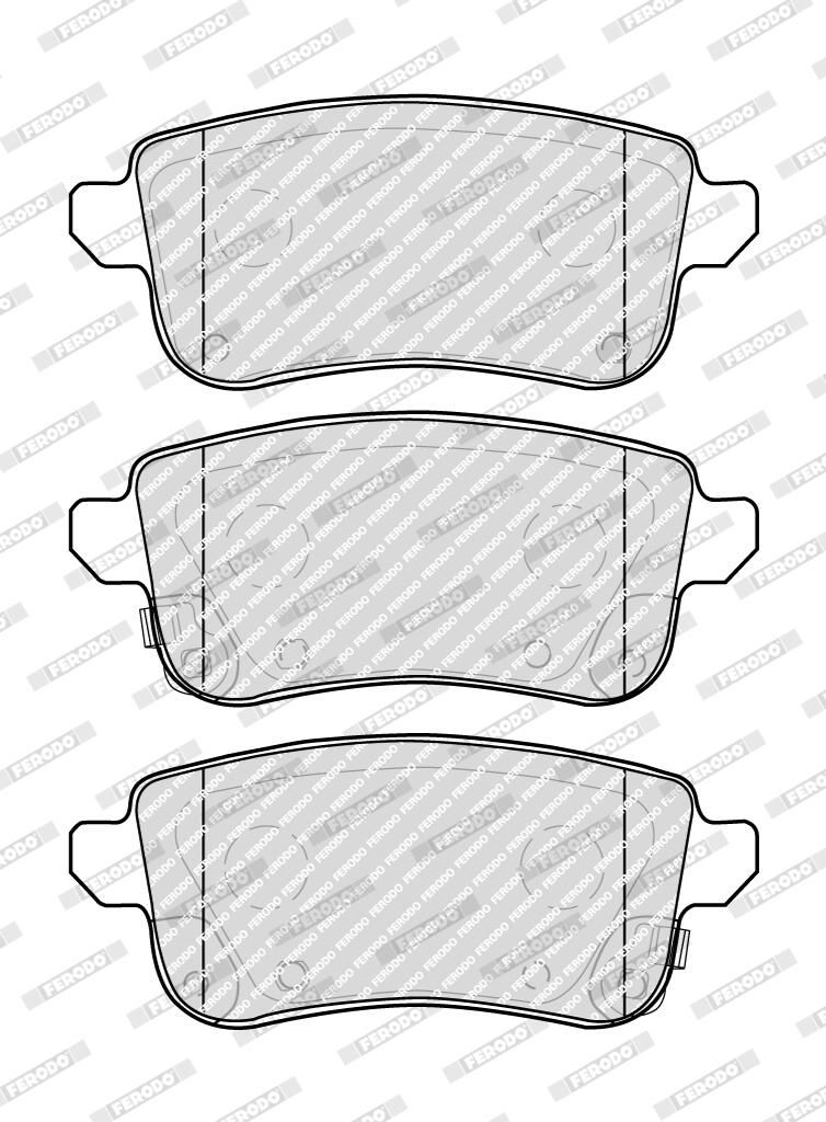 Bremsbelagsatz, Scheibenbremse