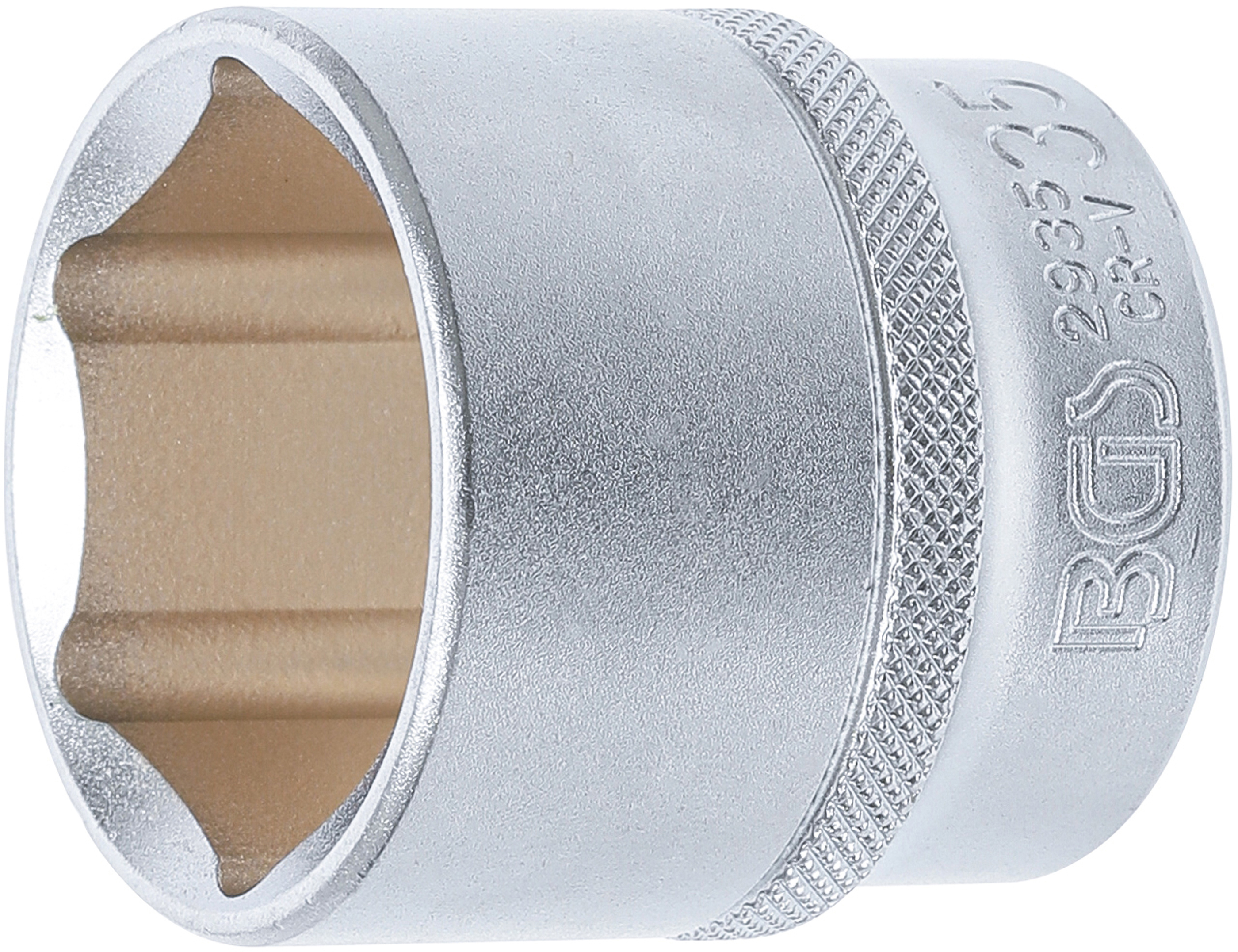 BGS Steckschlüssel-Einsatz Sechskant | Antrieb Innenvierkant 12,5 mm (1/2") | SW 35 mm