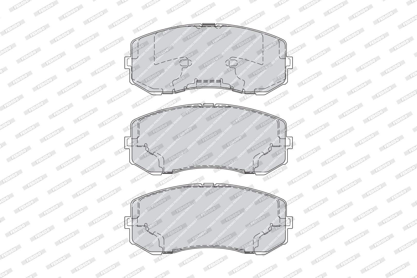 Bremsbelagsatz, Scheibenbremse