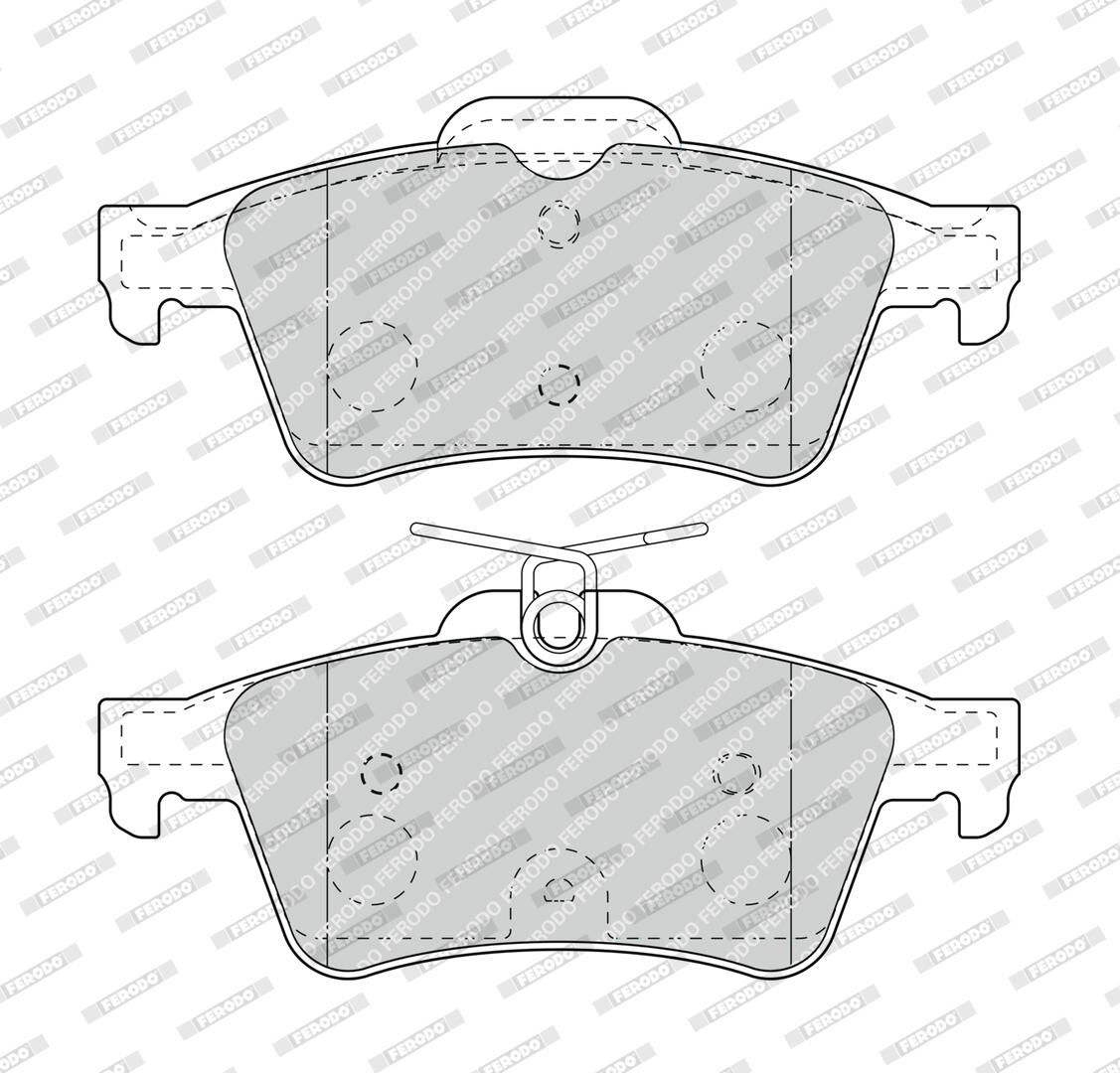 Bremsbelagsatz, Scheibenbremse