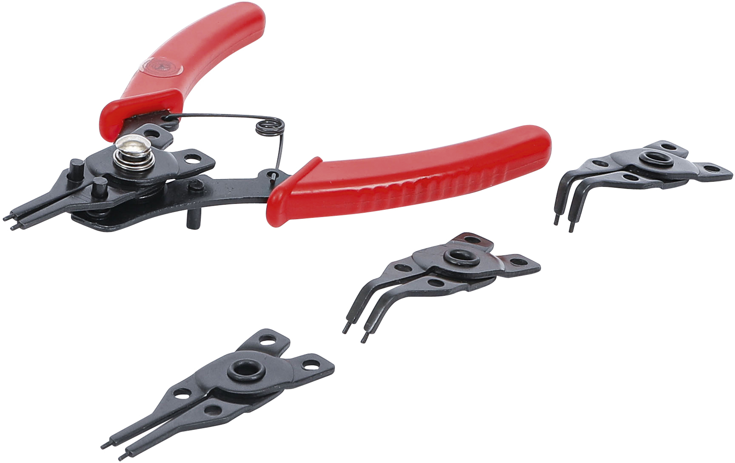 BGS Sprengringzange mit auswechselbaren Köpfen | 160 mm | 5-tlg.