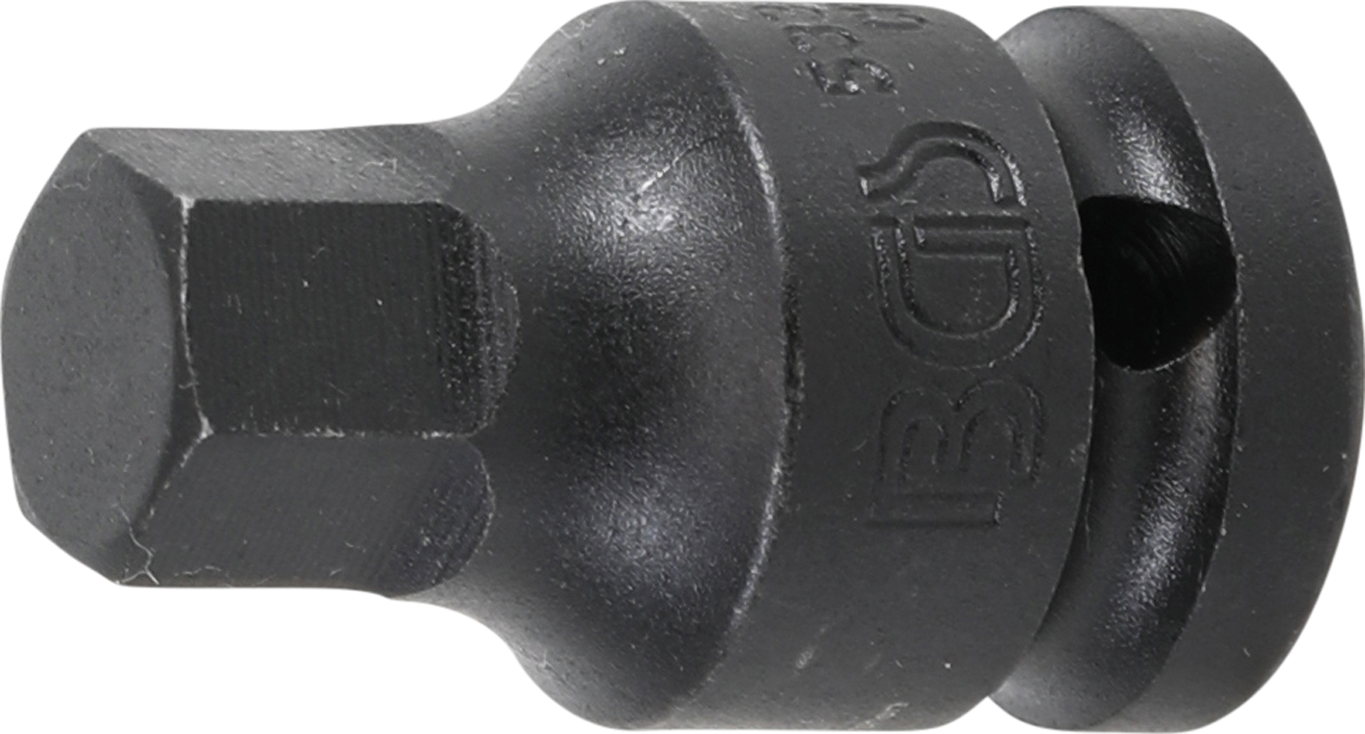 BGS Kraft-Bit-Einsatz | Länge 42 mm | Antrieb Innenvierkant 12,5 mm (1/2") | Innensechskant 14 mm