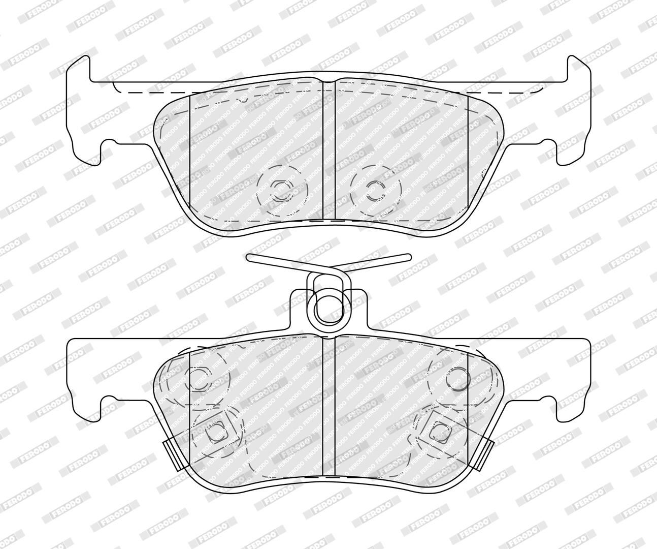 Bremsbelagsatz, Scheibenbremse