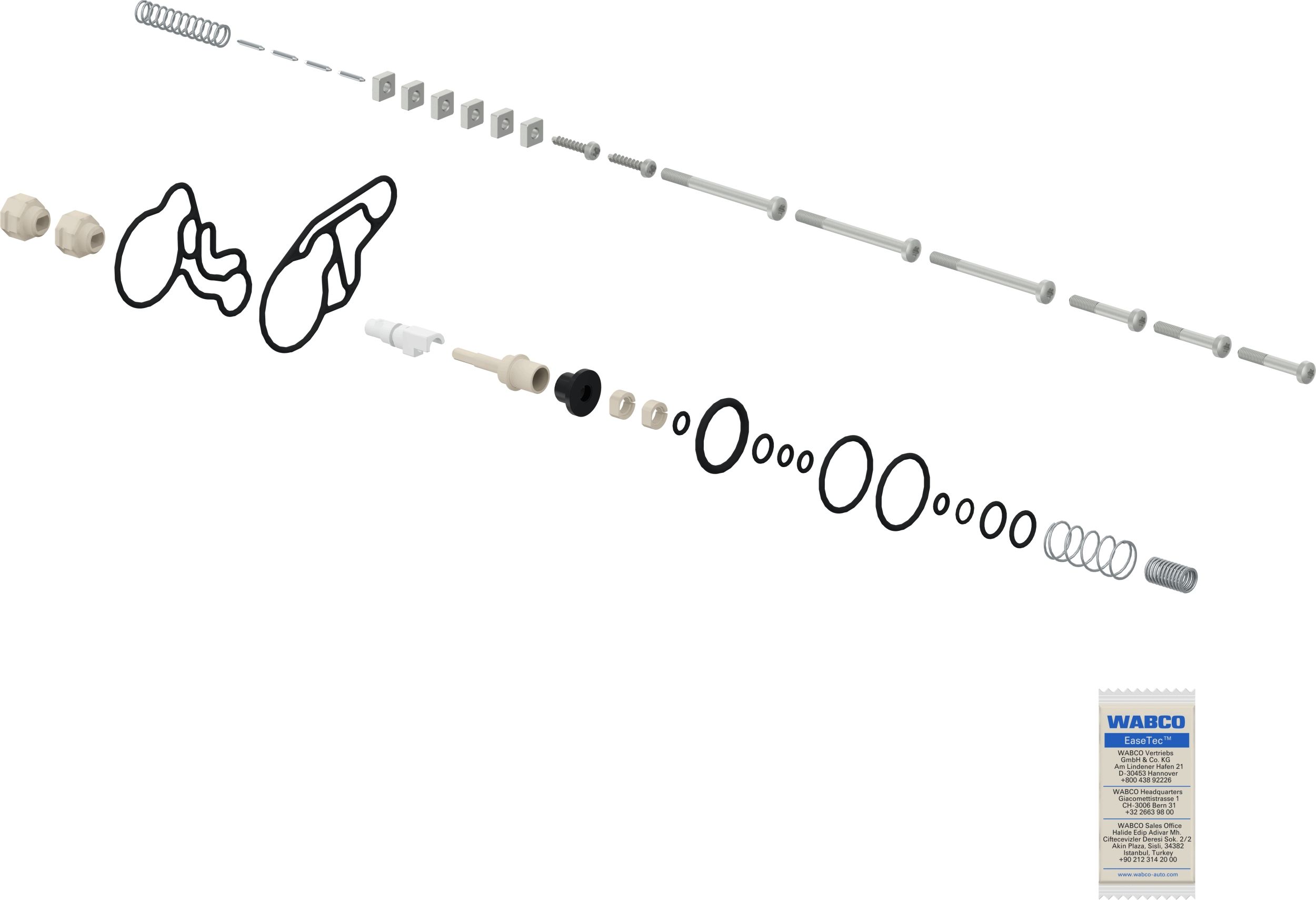 Reparatursatz, Bremsventil-Feststellbremse