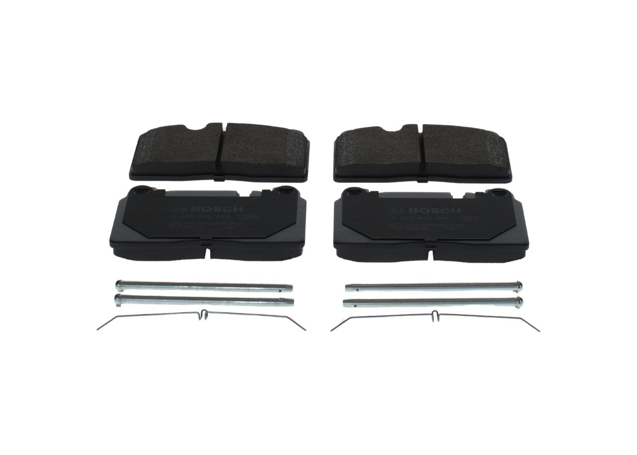 Bremsbelagsatz, Scheibenbremse