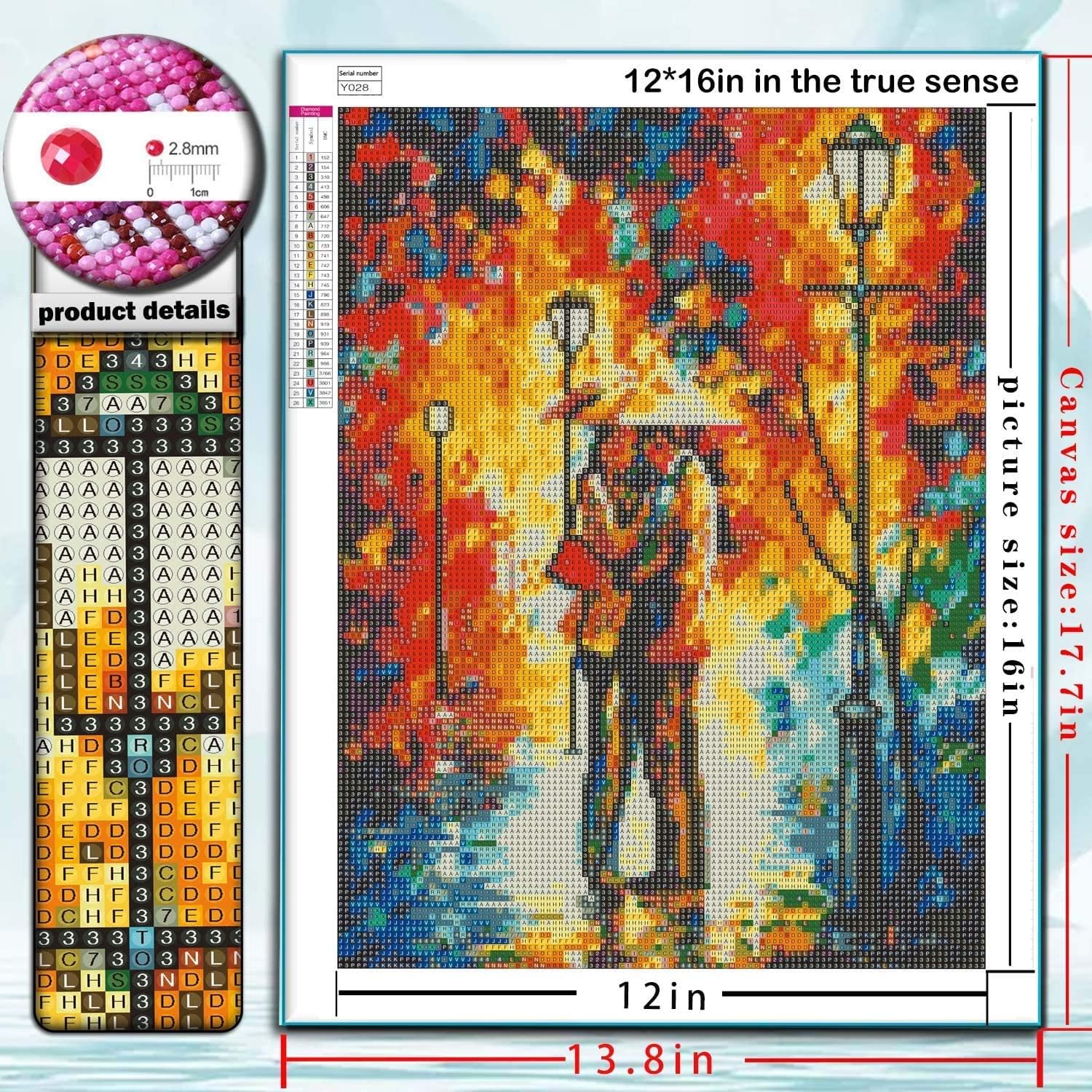 TINY FUN 5D DIY Diamond Painting Full Drill Kreuzstich Kit Diamant Malerei Kits für Erwachsene Strass Stickerei Diamant Kunst