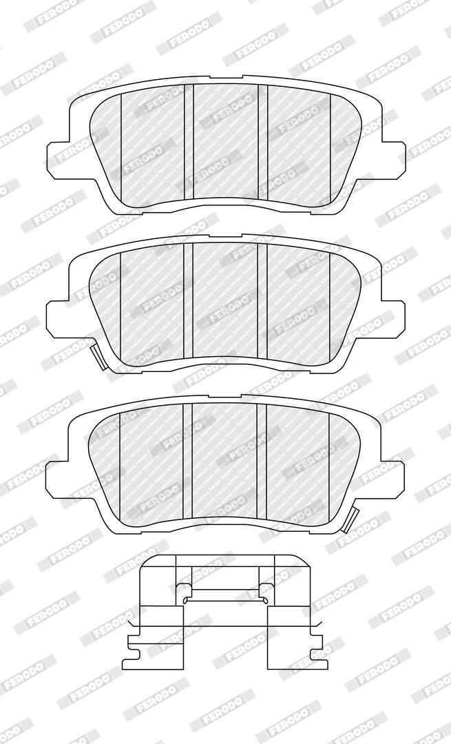 Bremsbelagsatz, Scheibenbremse