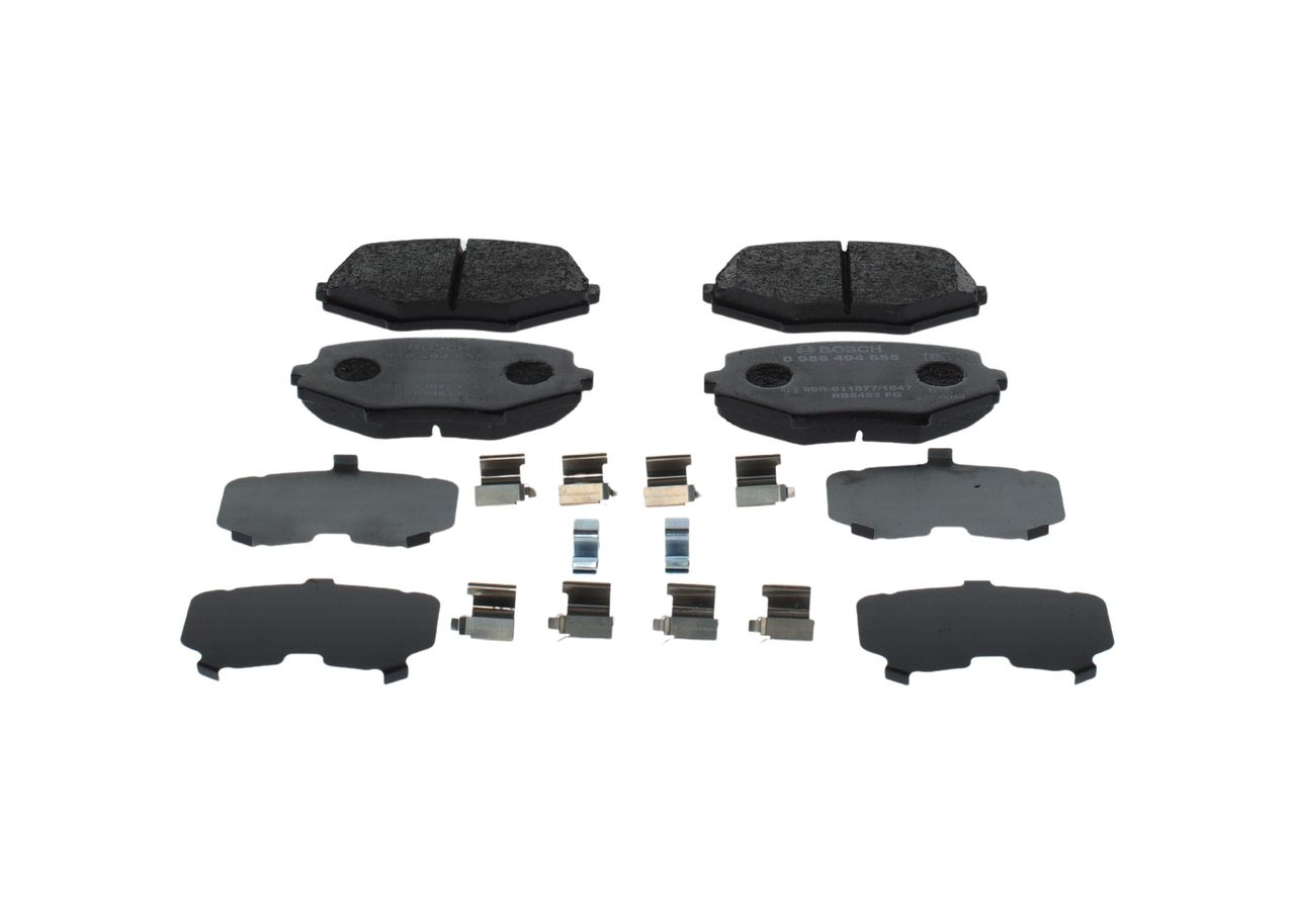 Bremsbelagsatz, Scheibenbremse