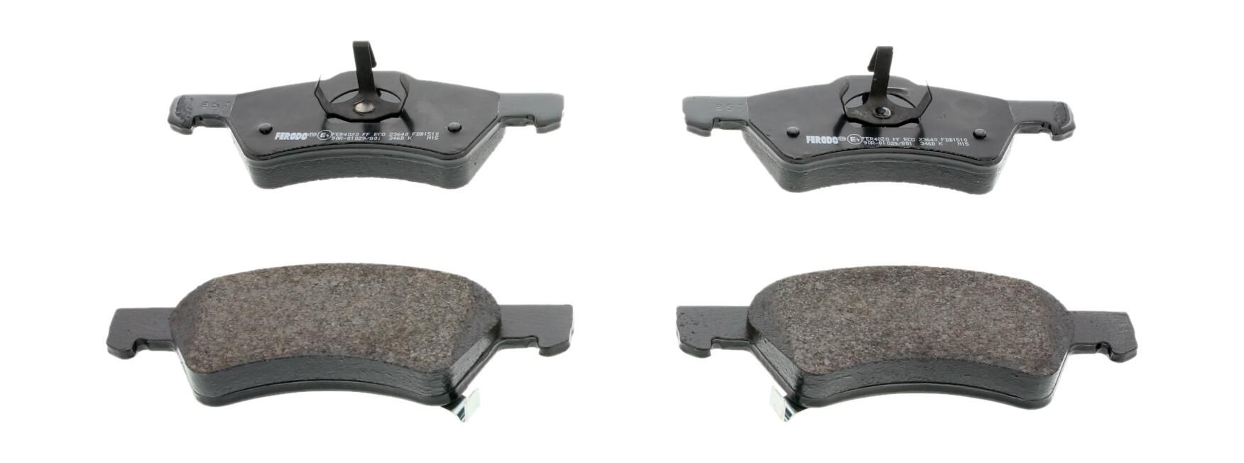 Bremsbelagsatz vorne (mit Schloss), passt zu: CHRYSLER RAM VAN, VOYAGER III, VOYAGER IV; DODGE CARAVAN; KAWASAKI Z, Z/ZG; SUZUKI GS, GSX, GV 0.5-3.8 1974-07.09