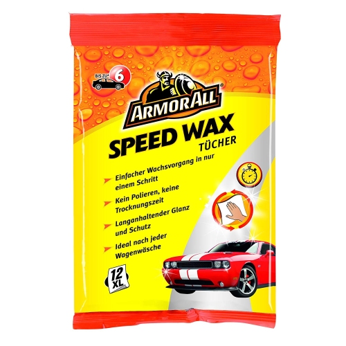 Armor All Speed Wax Tücher 12 Stk