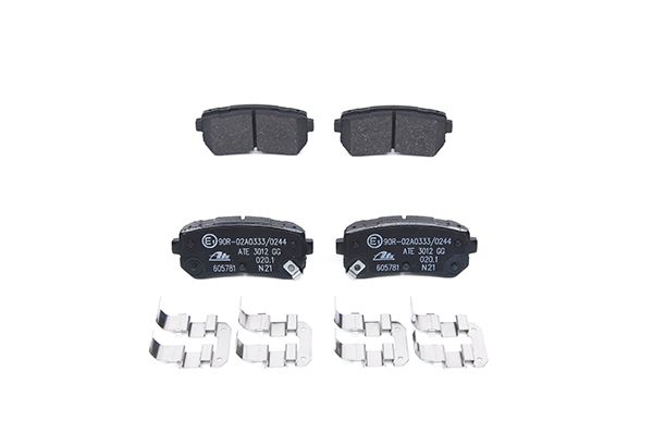 Bremsbelagsatz, Scheibenbremse