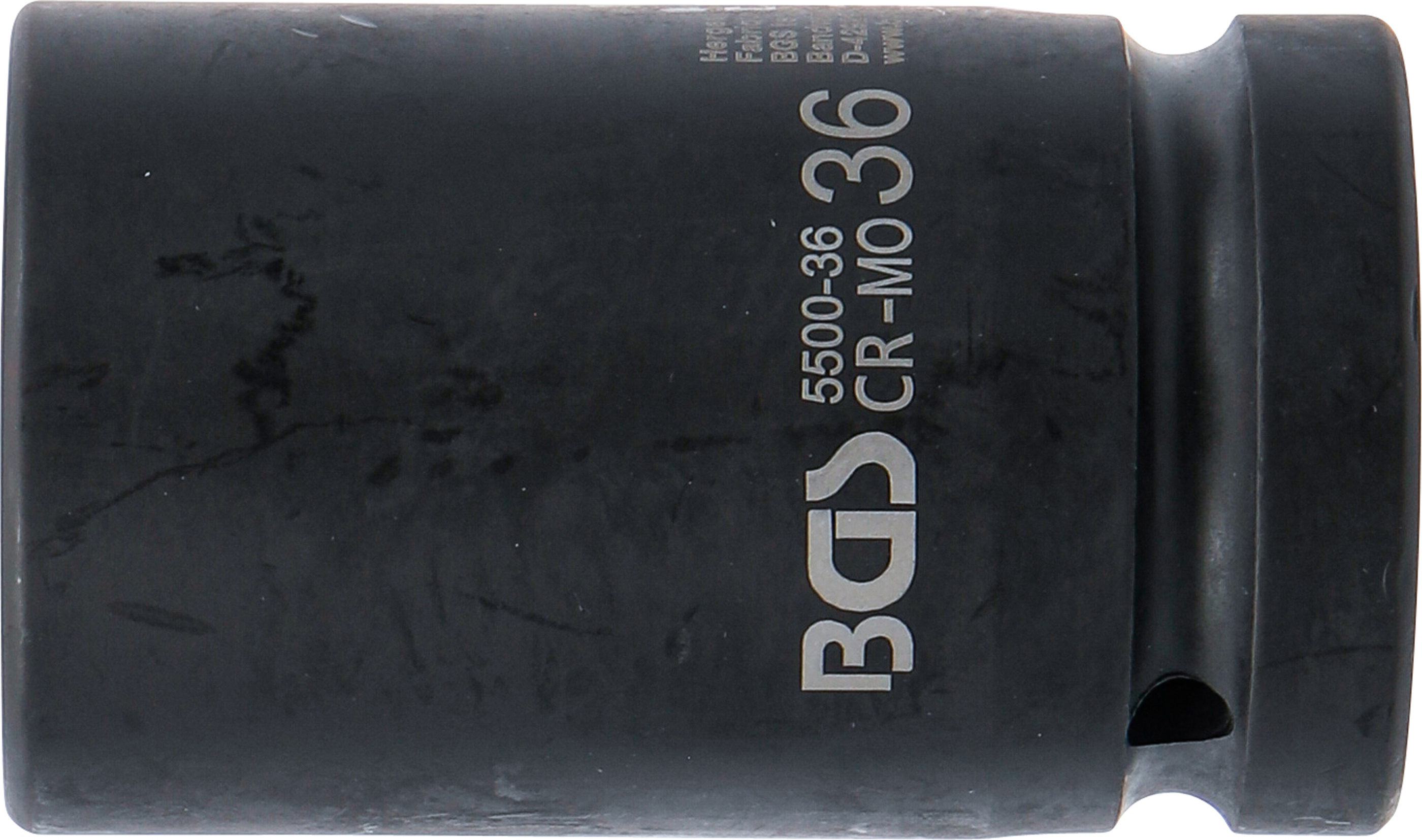 BGS Kraft-Steckschlüssel-Einsatz Sechskant, tief | Antrieb Innenvierkant 25 mm (1") | SW 36 mm