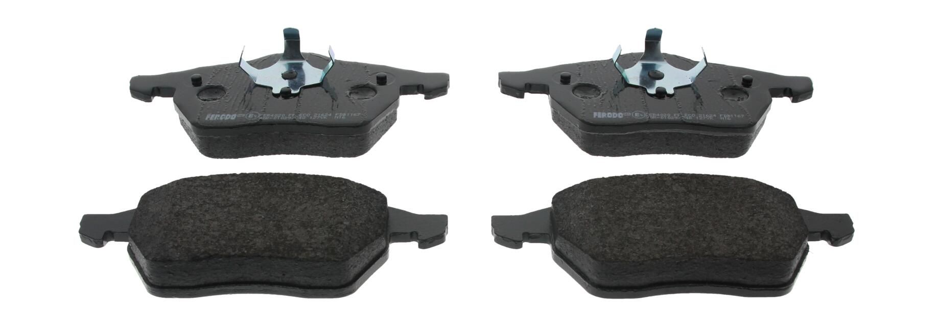 Bremsbelagsatz, Scheibenbremse