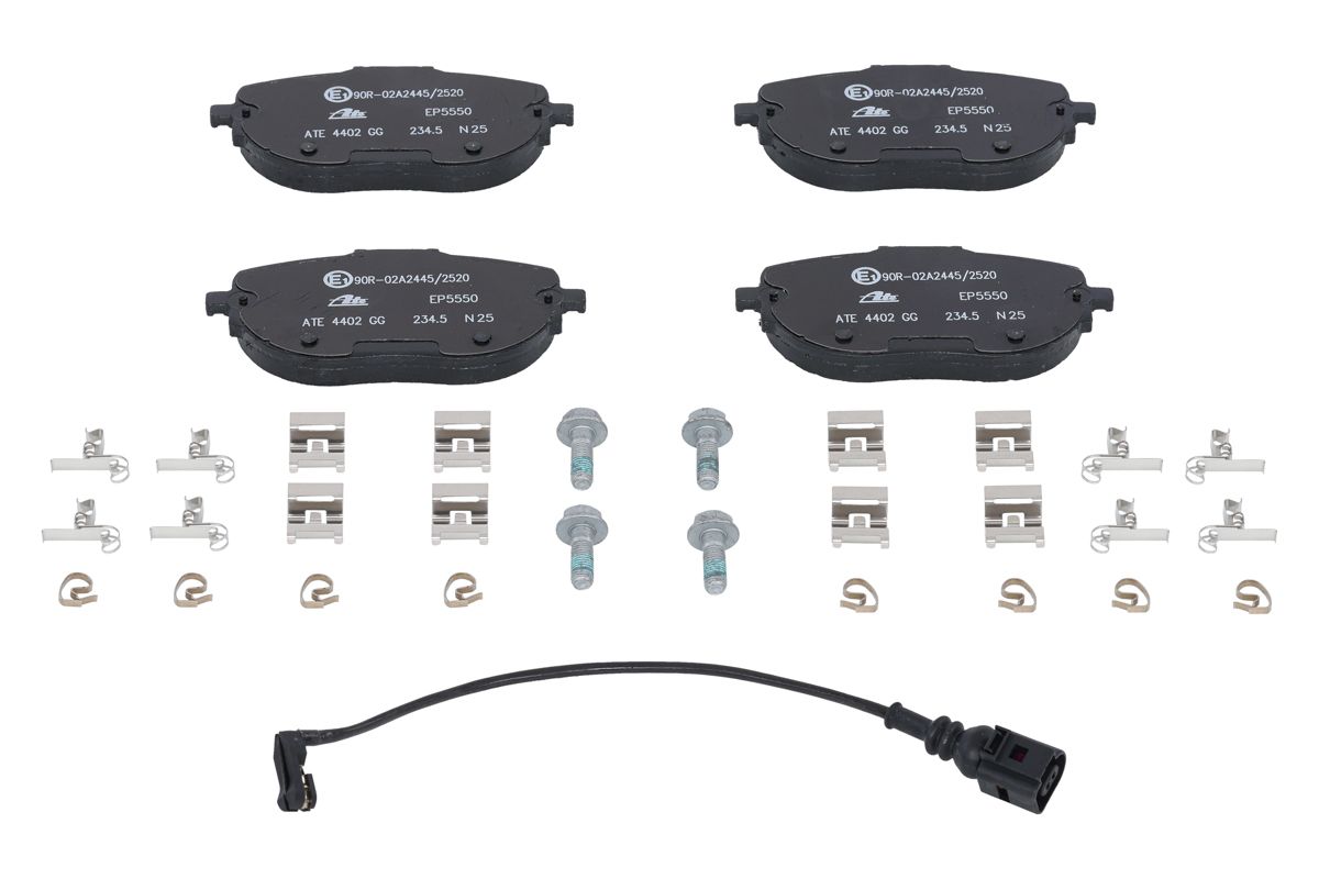 Bremsbelagsatz, Scheibenbremse