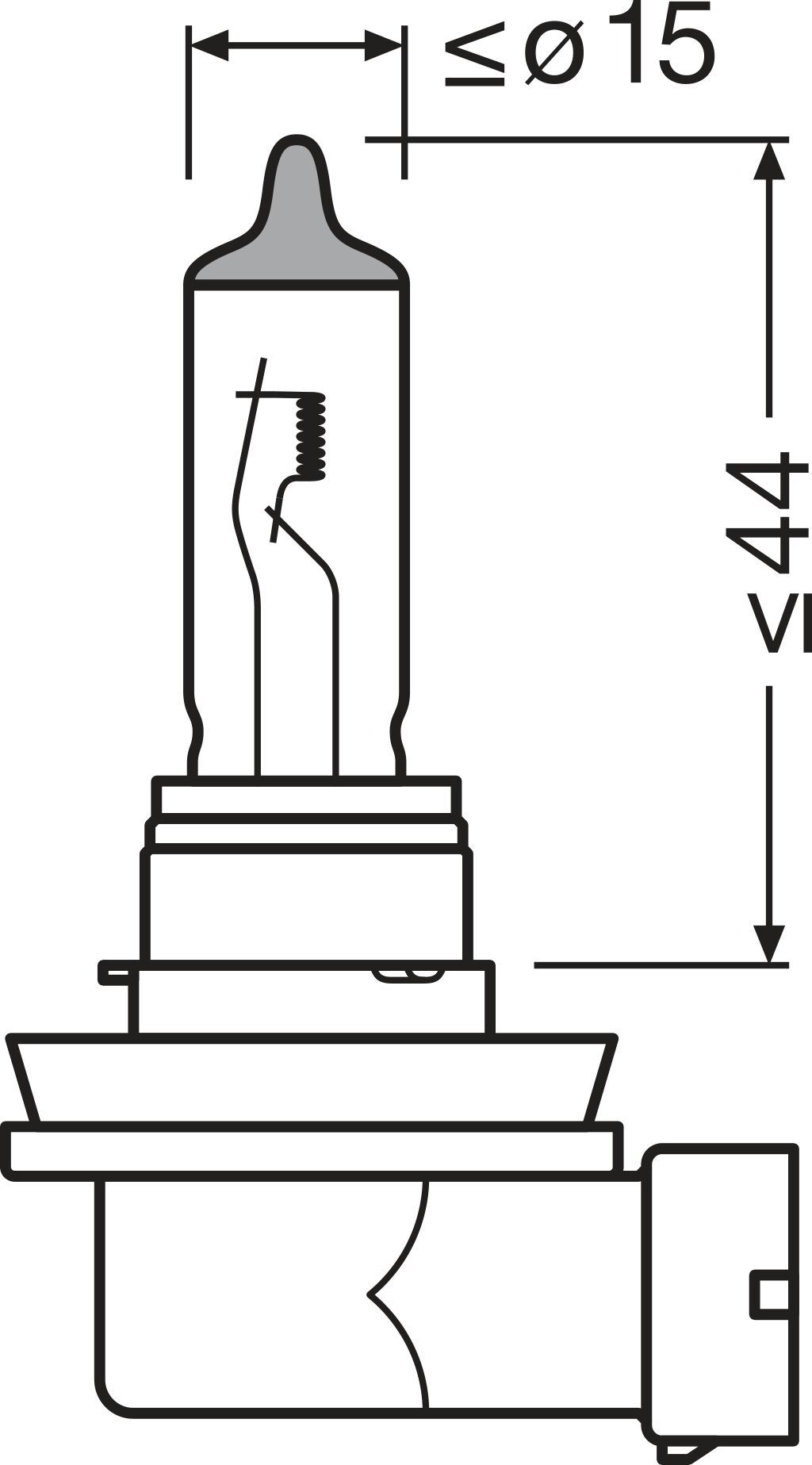 Glühlampe, Fernscheinwerfer